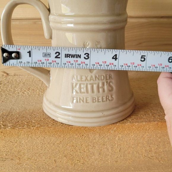 Alexander Keith's Fine Beers Pottery Crafted mug slight imperfections - Picture 5 of 8